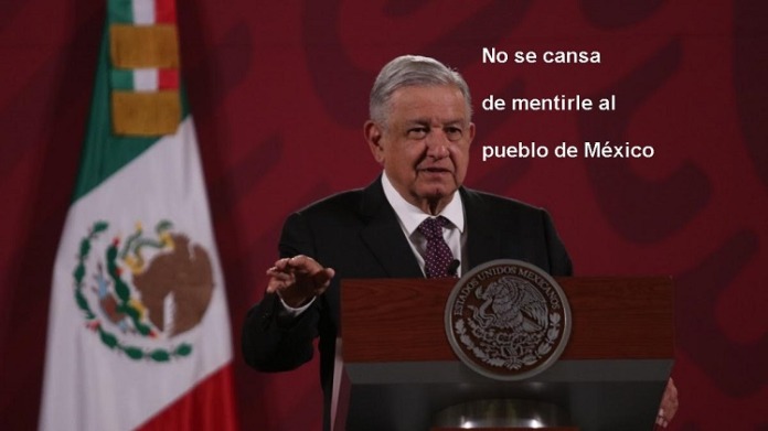 amlo no se cansa de mentir