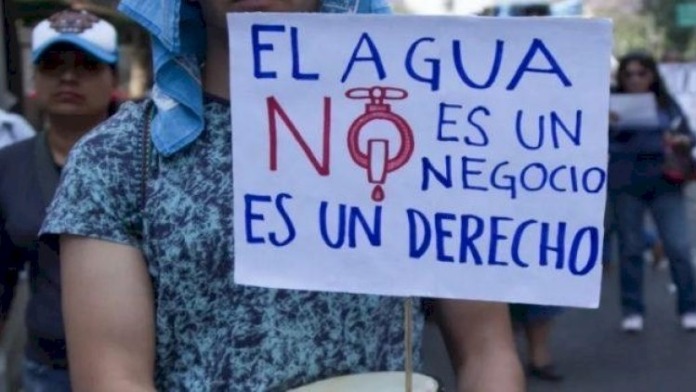 agua no es negocio es un derecho