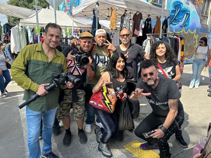 Crew en El Chopo