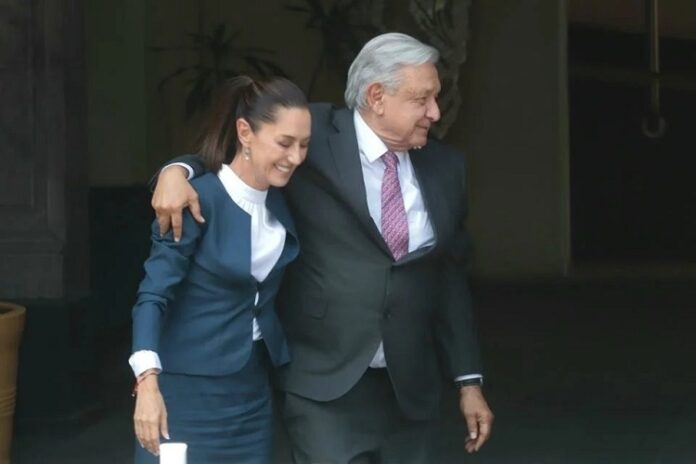 claudia y amlo
