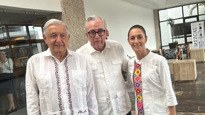 claudia rubén y amlo