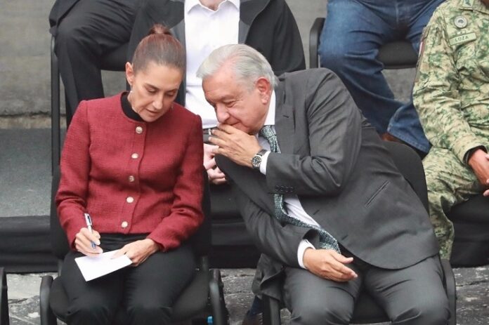 claudia y amlo