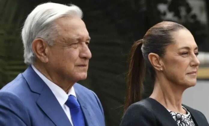claudia y amlo