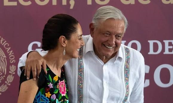 claudia y amlo